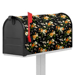 Spring Lily Flowers Pattern Print Mailbox Cover