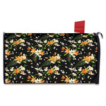 Spring Lily Flowers Pattern Print Mailbox Cover