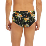 Spring Lily Flowers Pattern Print Men's Briefs