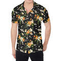 Spring Lily Flowers Pattern Print Men's Shirt