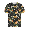 Spring Lily Flowers Pattern Print Men's Athletic T-Shirt