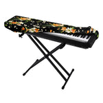Spring Lily Flowers Pattern Print Piano Keyboard Cover