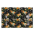 Spring Lily Flowers Pattern Print Placemat