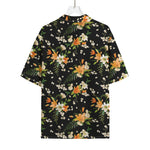 Spring Lily Flowers Pattern Print Rayon Hawaiian Shirt