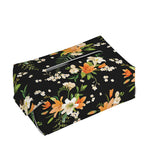 Spring Lily Flowers Pattern Print Rectangle Tissue Box Cover