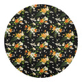 Spring Lily Flowers Pattern Print Round Blanket