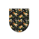 Spring Lily Flowers Pattern Print Toilet Lid Cover