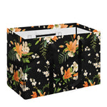 Spring Lily Flowers Pattern Print Utility Tote Bag