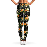 Spring Lily Flowers Pattern Print Women's Leggings