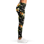 Spring Lily Flowers Pattern Print Women's Leggings