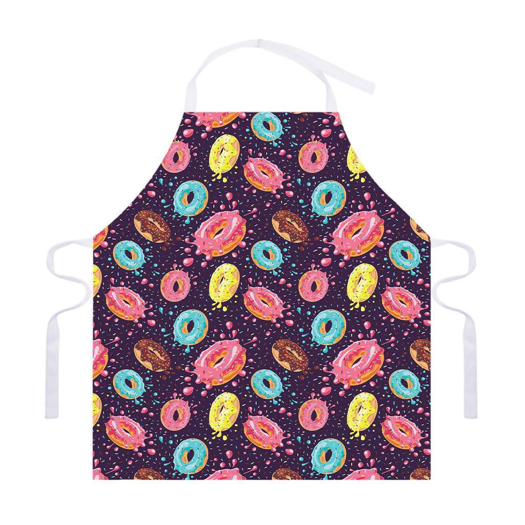 Sprinkles Donut Pattern Print Adjustable Apron