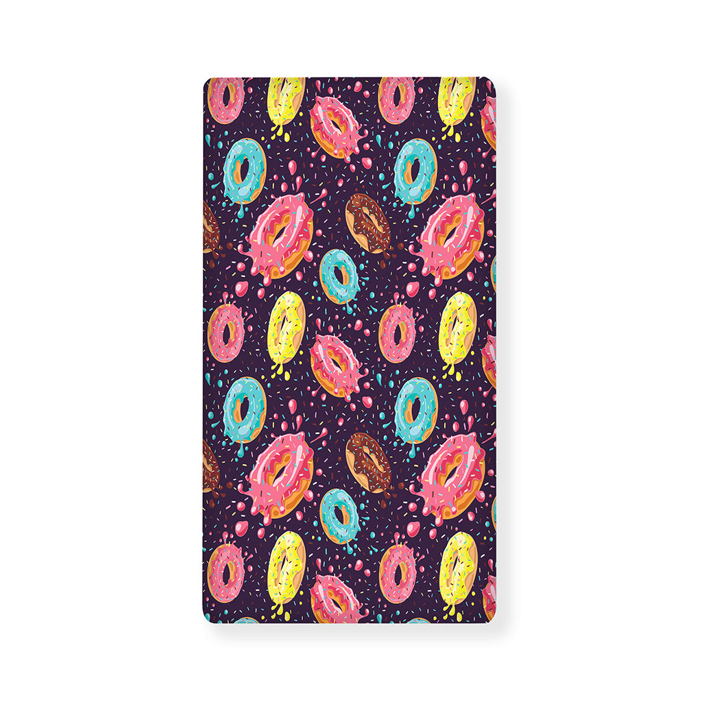 Sprinkles Donut Pattern Print Baby Crib Sheet