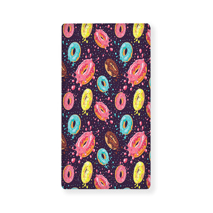 Sprinkles Donut Pattern Print Baby Crib Sheet