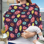 Sprinkles Donut Pattern Print Baby Seat Cover