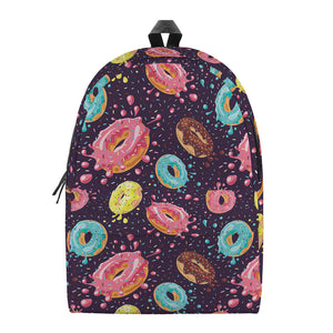 Sprinkles Donut Pattern Print Backpack