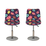 Sprinkles Donut Pattern Print Bar Stool Covers