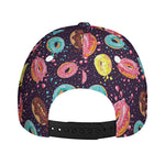 Sprinkles Donut Pattern Print Baseball Cap