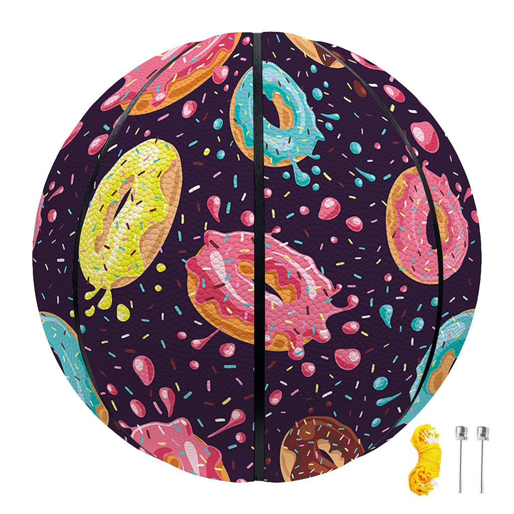 Sprinkles Donut Pattern Print Basketball