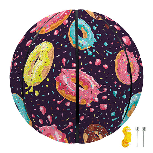 Sprinkles Donut Pattern Print Basketball