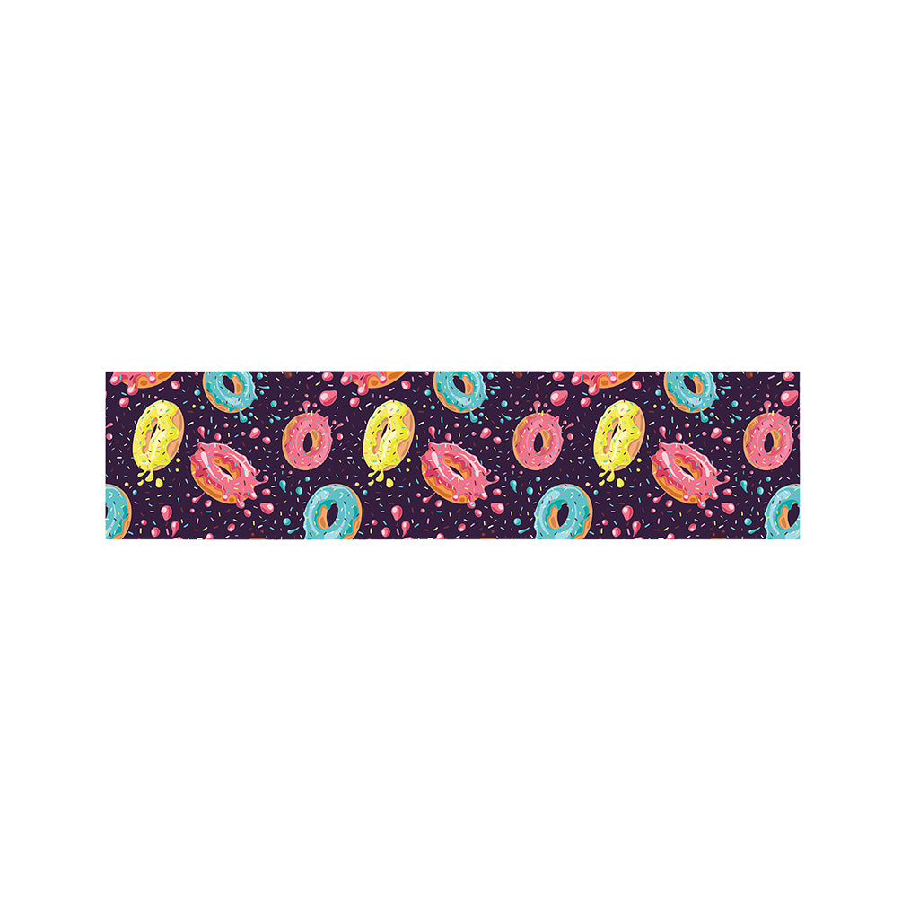 Sprinkles Donut Pattern Print Bed Runner