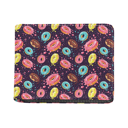 Sprinkles Donut Pattern Print Bifold Wallet