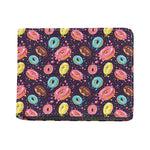 Sprinkles Donut Pattern Print Bifold Wallet