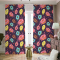 Sprinkles Donut Pattern Print Dimout Pencil Pleat Curtains