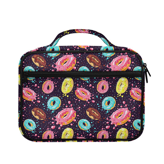 Sprinkles Donut Pattern Print Briefcase Bible Bag