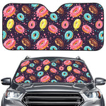 Sprinkles Donut Pattern Print Car Windshield Sun Shade