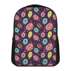 Sprinkles Donut Pattern Print Casual Backpack