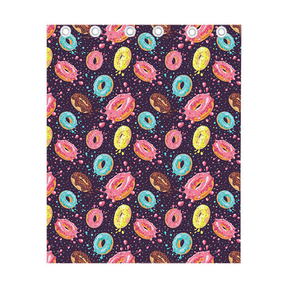 Sprinkles Donut Pattern Print Curtain