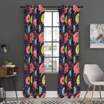 Sprinkles Donut Pattern Print Curtain