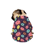 Sprinkles Donut Pattern Print Dog Zip Up Jacket
