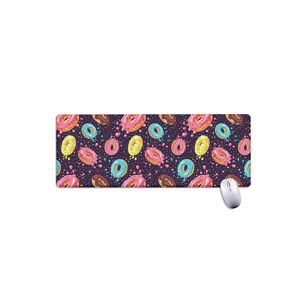 Sprinkles Donut Pattern Print Extended Mouse Pad