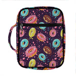 Sprinkles Donut Pattern Print Front Pocket Bible Bag