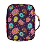 Sprinkles Donut Pattern Print Front Pocket Bible Bag