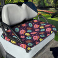 Sprinkles Donut Pattern Print Golf Cart Seat Cover