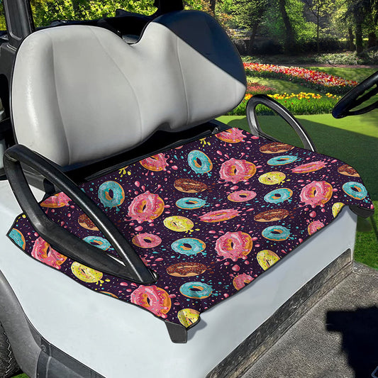 Sprinkles Donut Pattern Print Golf Cart Seat Cover