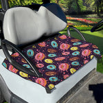 Sprinkles Donut Pattern Print Golf Cart Seat Cover
