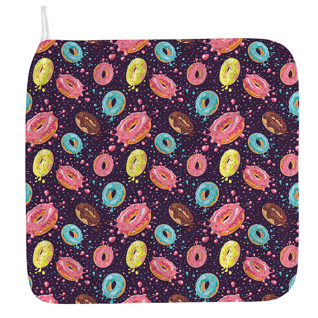 Sprinkles Donut Pattern Print Hand Towel
