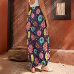 Sprinkles Donut Pattern Print Harem Pants