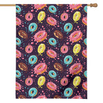Sprinkles Donut Pattern Print House Flag