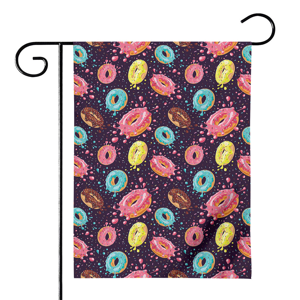 Sprinkles Donut Pattern Print House Flag