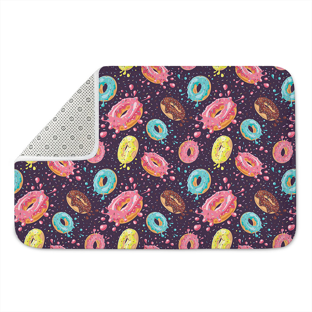 Sprinkles Donut Pattern Print Indoor Door Mat