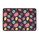 Sprinkles Donut Pattern Print Kitchen Mat