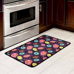 Sprinkles Donut Pattern Print Kitchen Mat