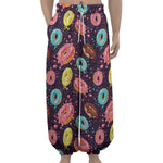 Sprinkles Donut Pattern Print Lantern Pants