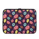 Sprinkles Donut Pattern Print Laptop Sleeve