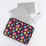 Sprinkles Donut Pattern Print Laptop Sleeve