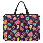 Sprinkles Donut Pattern Print Laptop Sleeve With Handle